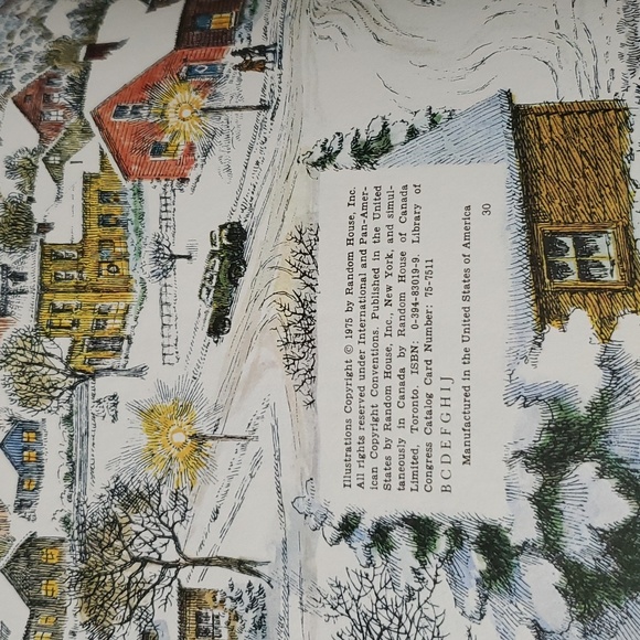 VTG "The Night Before Christmas" Book Children's Santa Story Clement C. Moore - Picture 4 of 17